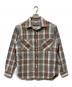 STANDARD CALIFORNIA（スタンダードカリフォルニア）の古着「ヘビーフランネルチェックシャツ」｜ブラウン