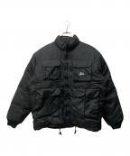 stussyステューシー）の古着「Fishing Down Jacket」｜ブラック