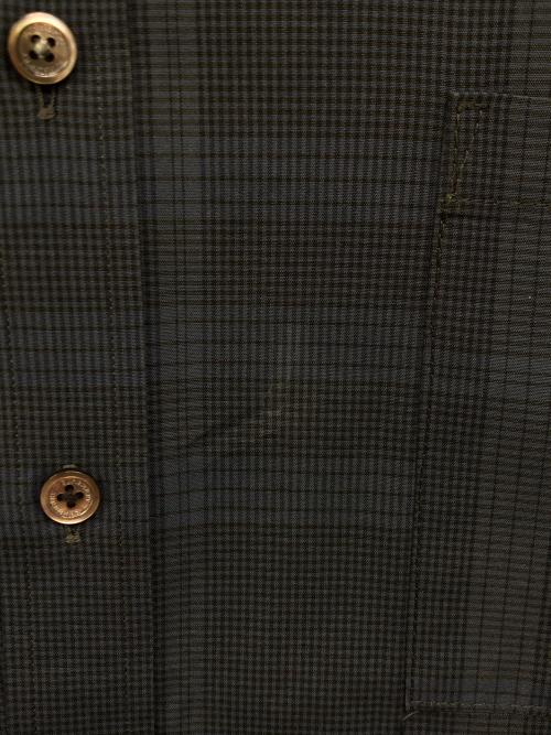 BURBERRY LONDON（バーバリーロンドン）BURBERRY LONDON (バーバリーロンドン) チェック柄ショートスリーブシャツ ネイビー サイズ:LLの古着・服飾アイテム