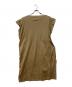 Vivienne Westwood RED LABEL (ヴィヴィアンウエストウッドレッドレーベル) プリントノースリーブワンピース ブラウン 未使用品：12000円