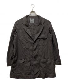 s'yte（サイト）の古着「Double Gauze Long Work Jacket」｜グレー