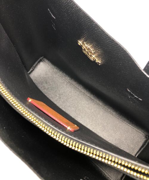 COACH（コーチ）COACH (コーチ) モリー トート バッグ 25・シグネチャー キャンバス ブラック×ブラウンの古着・服飾アイテム