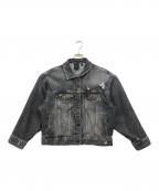 ARMANI EXCHANGEアルマーニ エクスチェンジ）の古着「デニムジャケット」｜ブラック