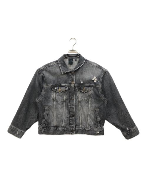 ARMANI EXCHANGE（アルマーニ エクスチェンジ）ARMANI EXCHANGE (アルマーニ エクスチェンジ) デニムジャケット ブラック サイズ:XSの古着・服飾アイテム