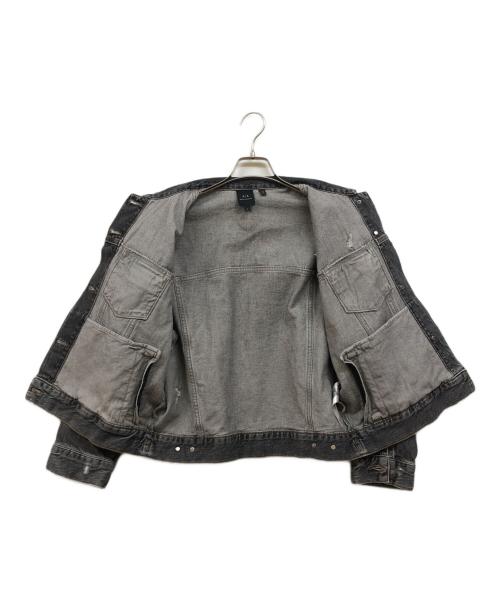ARMANI EXCHANGE（アルマーニ エクスチェンジ）ARMANI EXCHANGE (アルマーニ エクスチェンジ) デニムジャケット ブラック サイズ:XSの古着・服飾アイテム