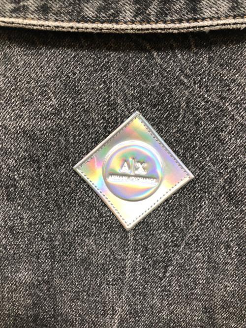 ARMANI EXCHANGE（アルマーニ エクスチェンジ）ARMANI EXCHANGE (アルマーニ エクスチェンジ) デニムジャケット ブラック サイズ:XSの古着・服飾アイテム