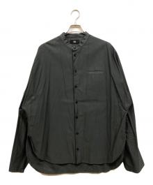 VU（ヴウ）の古着「dyed stand collar shirt」｜カーキ