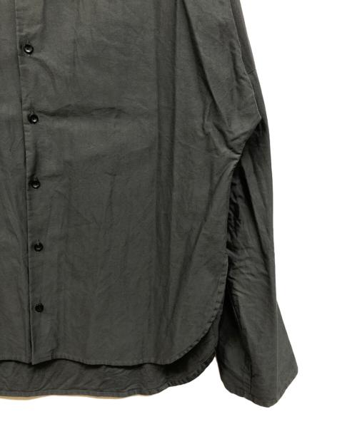 VU（ヴウ）VU (ヴウ) dyed stand collar shirt カーキ サイズ:2の古着・服飾アイテム