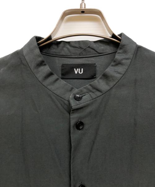 VU（ヴウ）VU (ヴウ) dyed stand collar shirt カーキ サイズ:2の古着・服飾アイテム