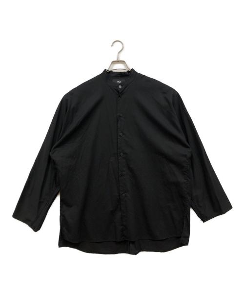 VU（ヴウ）VU (ヴウ) no collar shirt ブラック サイズ:1の古着・服飾アイテム