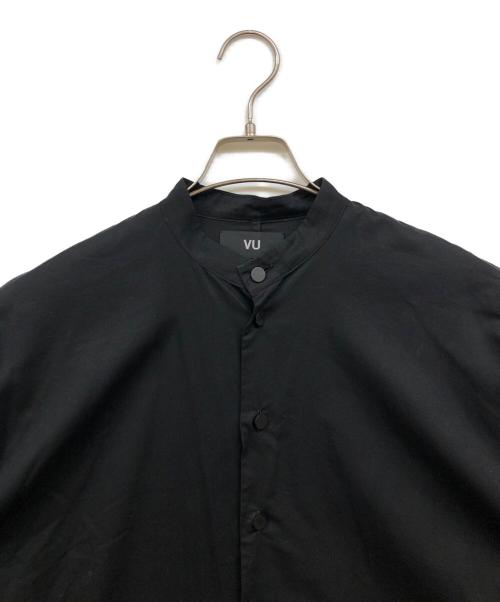 VU（ヴウ）VU (ヴウ) no collar shirt ブラック サイズ:1の古着・服飾アイテム