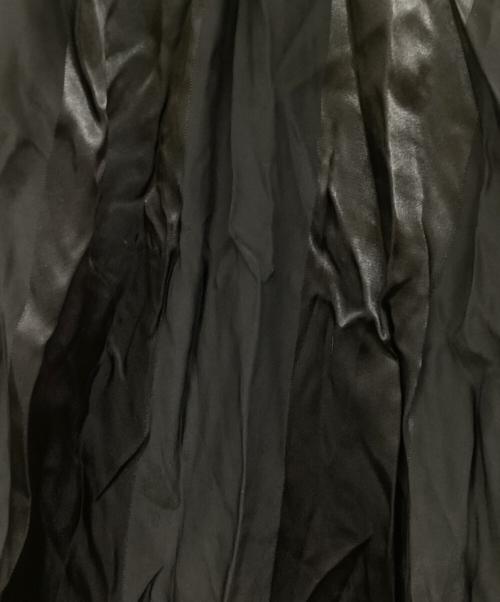 GROUND Y（グラウンドワイ）GROUND Y (グラウンドワイ) ツータックワイドパンツ ブラック サイズ:3の古着・服飾アイテム