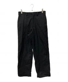 Yohji Yamamoto COSTUME D'HOMME（ヨウジヤマモトコスチュームドオム）の古着「スラックス」｜ブラック