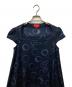 Vivienne Westwood RED LABEL (ヴィヴィアンウエストウッドレッドレーベル) オーブ総柄ワンピース ブラック×ネイビー サイズ:2：15000円