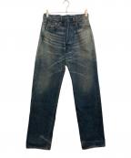 EIGHT Gエイトジー）の古着「870シンチバックデニムパンツ」｜インディゴ