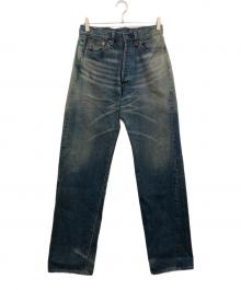 EIGHT G（エイトジー）の古着「870シンチバックデニムパンツ」｜インディゴ