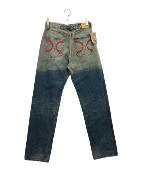 EIGHT G（エイトジー）EIGHT G (エイトジー) 870シンチバックデニムパンツ インディゴ サイズ:SIZE 30/34の古着・服飾アイテム