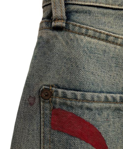 EIGHT G（エイトジー）EIGHT G (エイトジー) 870シンチバックデニムパンツ インディゴ サイズ:SIZE 30/34の古着・服飾アイテム