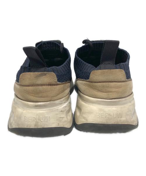 Berluti（ベルルッティ）Berluti (ベルルッティ) シャドウ スニーカー ネイビー サイズ:サイズ印字消えの為不明の古着・服飾アイテム