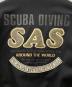 中古・古着 SAS SCUBADIVING (エス・エー・エス) 襟付きスタジアムジャケット グリーン×ネイビー サイズ:L：13000円