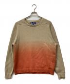BoTTボット）の古着「グラデーションクルーネックニット」｜ベージュ