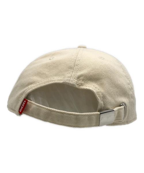DIESEL（ディーゼル）DIESEL (ディーゼル) Baseball Cap アイボリーの古着・服飾アイテム