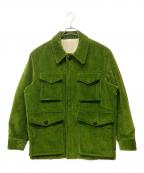 AMI Alexandre Mattiussiアミアレクサンドルマテュッシ）の古着「SHERPA-LINED SAFARI JACKET」｜グリーン