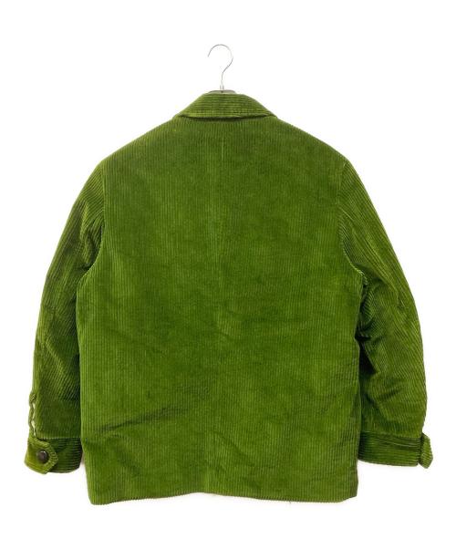 AMI Alexandre Mattiussi（アミアレクサンドルマテュッシ）AMI Alexandre Mattiussi (アミアレクサンドルマテュッシ) SHERPA-LINED SAFARI JACKET グリーン サイズ:Lの古着・服飾アイテム