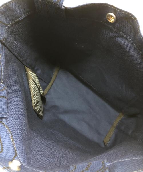 marimekko（マリメッコ）marimekko (マリメッコ) LUNCH BAG PIIRTO UNIKKO ブルーの古着・服飾アイテム