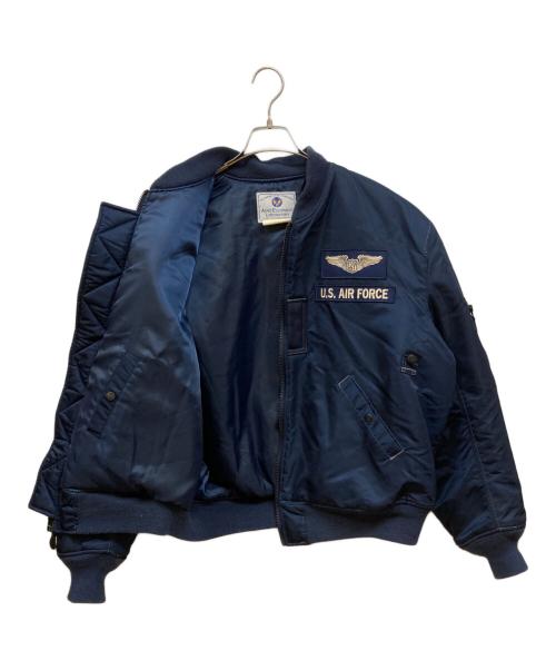 TED COMPANY（テッドカンパニー）TED COMPANY (テッドカンパニー) ワッペン刺繍MA-1フライトジャケット ネイビー サイズ:46の古着・服飾アイテム