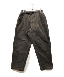 and wander（アンドワンダー）の古着「corduroy pants」｜ブラウン