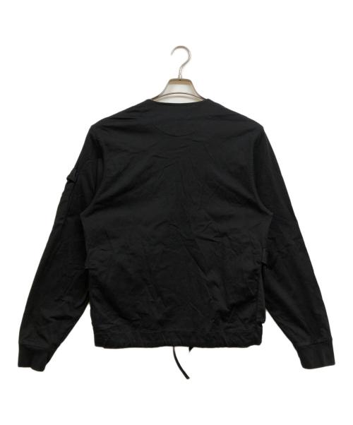 C.P COMPANY（シーピーカンパニー）C.P COMPANY (シーピーカンパニー) ロゴパッチジップアップジャケット ブラック サイズ:Mの古着・服飾アイテム