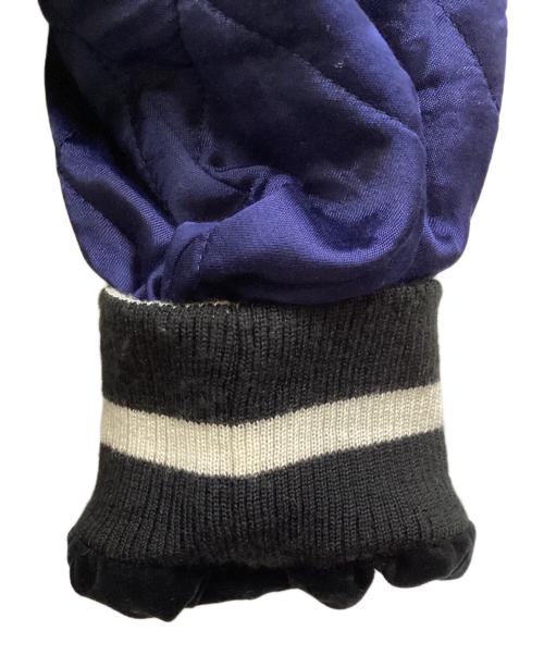 HUMAN MADE（ヒューマンメイド）HUMAN MADE (ヒューマンメイド) REVERSIBLE SOUVENIR JACKET アイボリー×ブラック サイズ:Mの古着・服飾アイテム