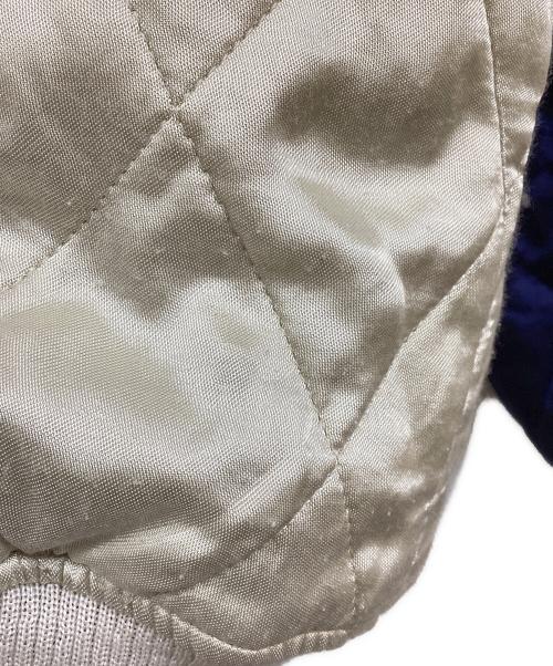 HUMAN MADE（ヒューマンメイド）HUMAN MADE (ヒューマンメイド) REVERSIBLE SOUVENIR JACKET アイボリー×ブラック サイズ:Mの古着・服飾アイテム