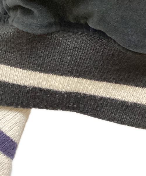 HUMAN MADE（ヒューマンメイド）HUMAN MADE (ヒューマンメイド) REVERSIBLE SOUVENIR JACKET アイボリー×ブラック サイズ:Mの古着・服飾アイテム