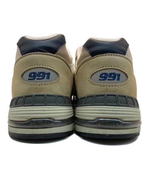 NEW BALANCE（ニューバランス）NEW BALANCE (ニューバランス) 991ローカットスニーカー ネイビー×ベージュ サイズ:UK9の古着・服飾アイテム