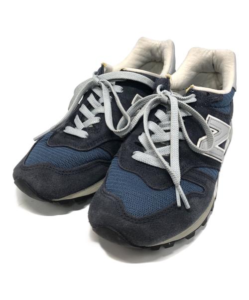 NEW BALANCE（ニューバランス）NEW BALANCE (ニューバランス) ローカットスニーカー ネイビー サイズ:22ｃｍの古着・服飾アイテム