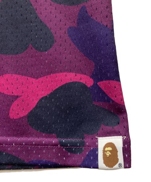 A BATHING APE（アベイシングエイプ）A BATHING APE (アベイシングエイプ) ノースリーブカットソー パープル サイズ:Sの古着・服飾アイテム