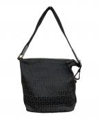 FENDIフェンディ）の古着「ズッキーノ ワンショルダーバッグ」｜ブラック