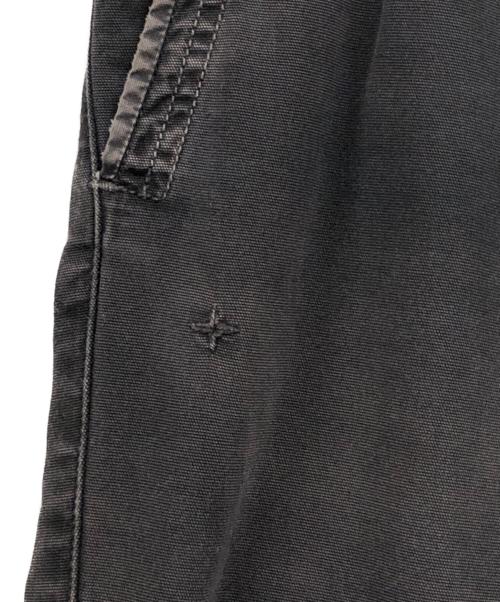 STONE ISLAND（ストーンアイランド）STONE ISLAND (ストーンアイランド) コットンストレートパンツ ブラック サイズ:W34の古着・服飾アイテム