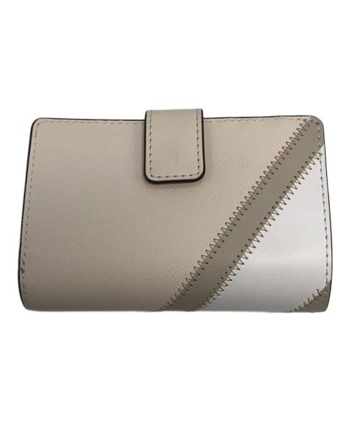 MICHAEL KORS（マイケルコース）MICHAEL KORS (マイケル・コース) 2折り財布 アイボリーの古着・服飾アイテム