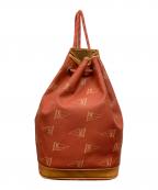 LOUIS VUITTONルイ ヴィトン）の古着「巾着ショルダーバッグ」｜オレンジ