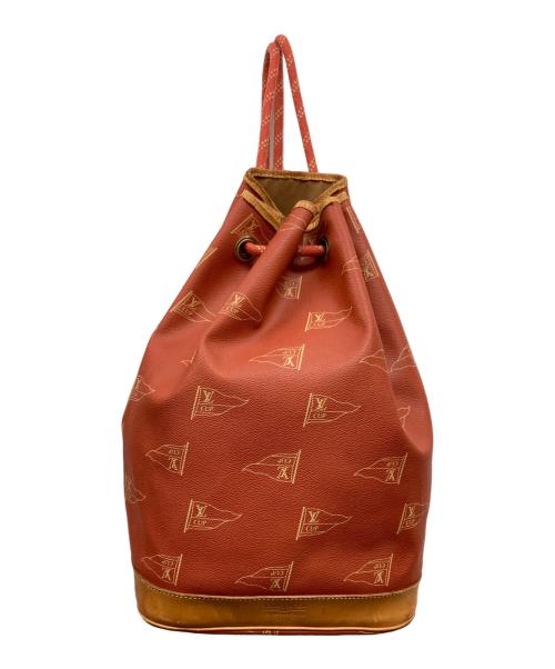 LOUIS VUITTON（ルイ ヴィトン）LOUIS VUITTON (ルイ ヴィトン) 巾着ショルダーバッグ オレンジの古着・服飾アイテム