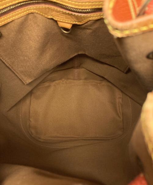 LOUIS VUITTON（ルイ ヴィトン）LOUIS VUITTON (ルイ ヴィトン) 巾着ショルダーバッグ オレンジの古着・服飾アイテム