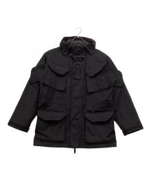 USED（ユーズド）の古着「コンバットスモックパーカー」｜ブラック