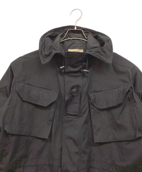 USED（ユーズド）USED (ユーズド) コンバットスモックパーカー ブラック サイズ:Mの古着・服飾アイテム