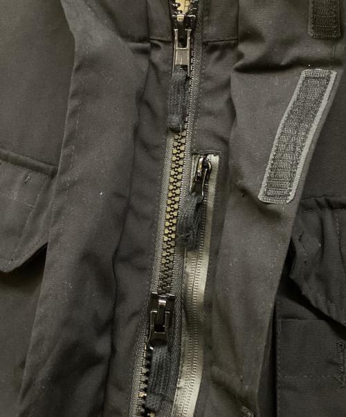 USED（ユーズド）USED (ユーズド) コンバットスモックパーカー ブラック サイズ:Mの古着・服飾アイテム