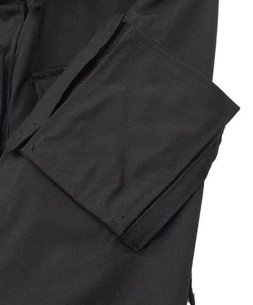 USED（ユーズド）USED (ユーズド) コンバットスモックパーカー ブラック サイズ:Mの古着・服飾アイテム