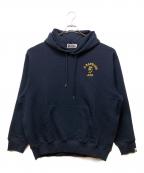 A BATHING APEア ベイシング エイプ）の古着「1st Camo College Logo Relaxed Fit Pullover Hoodie」｜ネイビー