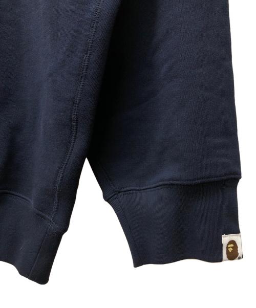 A BATHING APE（ア ベイシング エイプ）A BATHING APE (ア ベイシング エイプ) 1st Camo College Logo Relaxed Fit Pullover Hoodie ネイビー サイズ:XLの古着・服飾アイテム